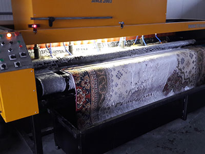Proces masinskog pranja tepiha
